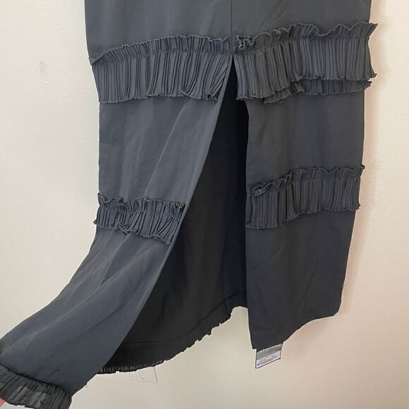 NEW! Storets| Ruffled| Maxi| V neck| Small| Has stretch| Thick Quality Cotton - Picture 5 of 13